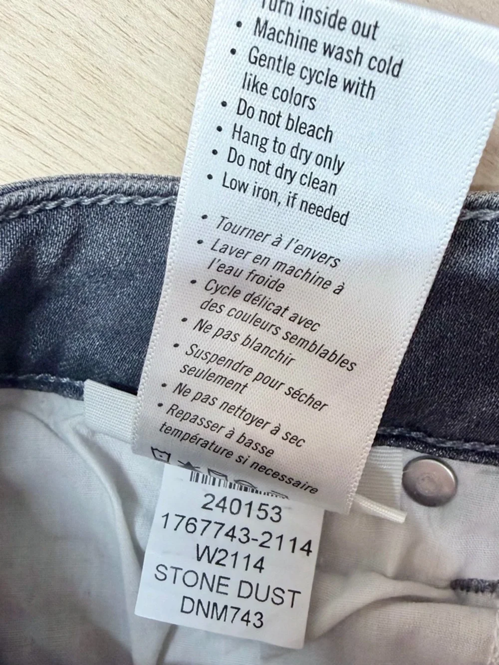 PAIGE Hoxton Ankle Jeans Gray Stone Wash Women’s 26 - Picture 14 of 14